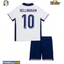England Jude Bellingham #10 Heimtrikotsatz Kinder EM 2024 Kurzarm (+ Kurze Hosen)